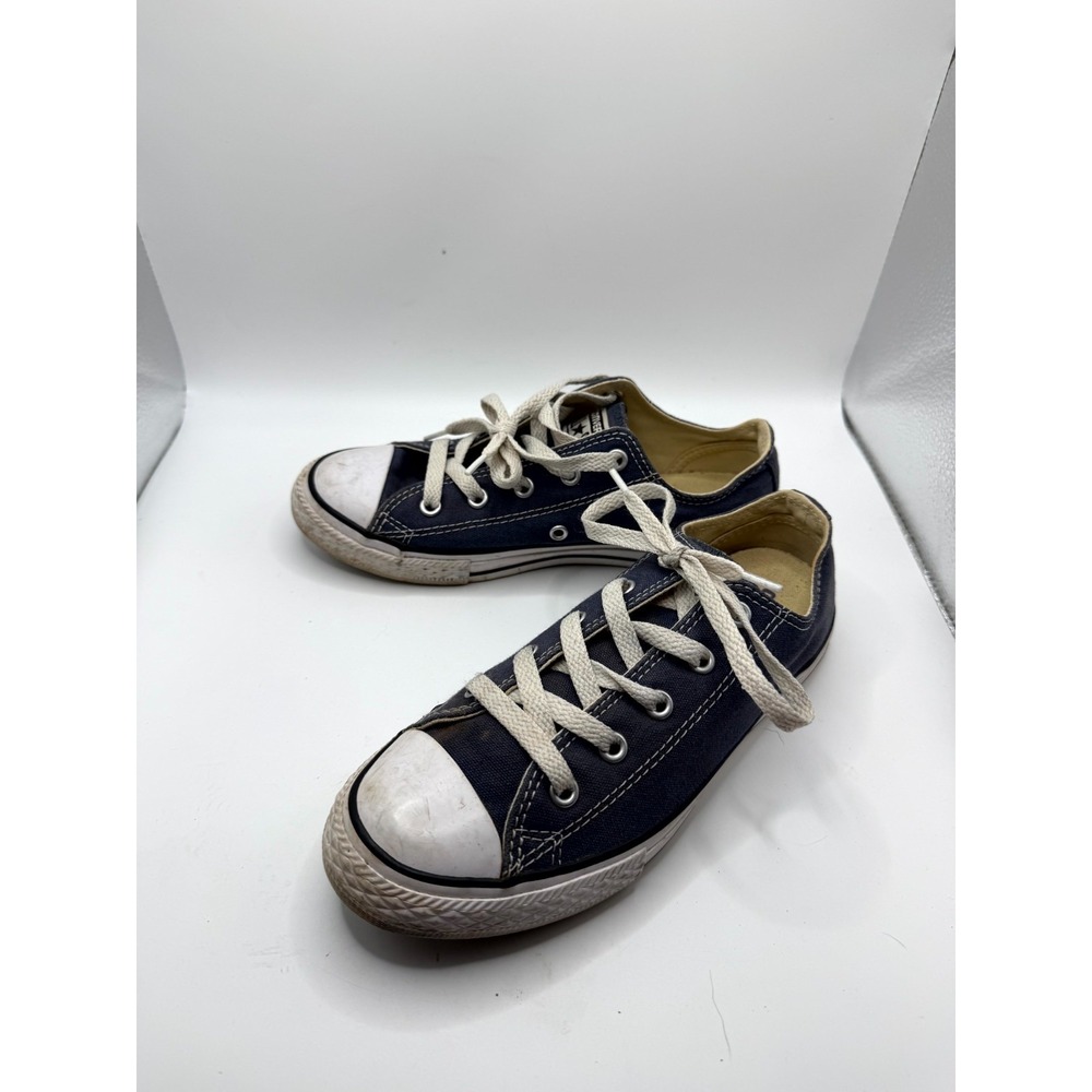 Converse Chuck Taylor All Star Ox GS 3J237 Kids 2 Sneaker Navy Canvas Shoes